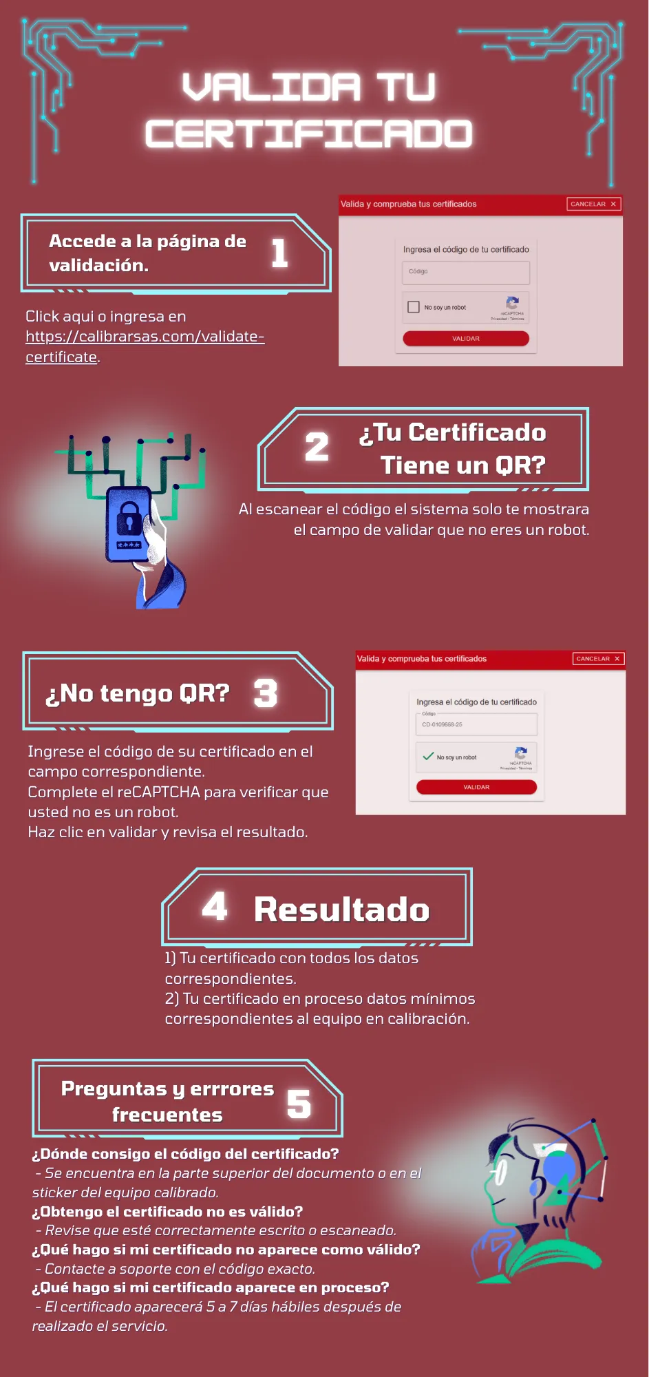 Paso a paso para validar un certificado