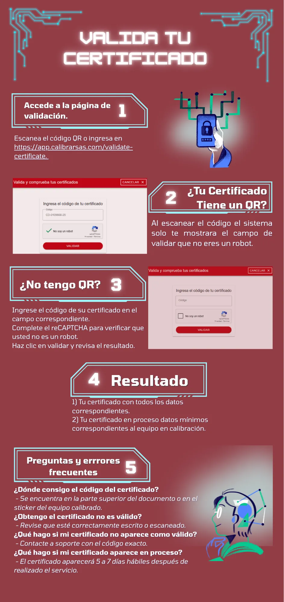 Paso a paso para validar un certificado